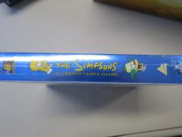 Simpsons The Complete Fourth Season DVD box -avaamaton pakkaus