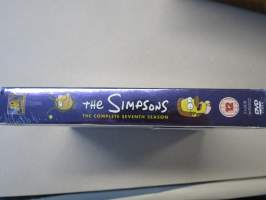 Simpsons The Complete Seventh Season DVD box -avaamaton pakkaus