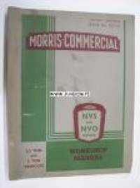 Morris Commercial NVS / NVO 2/3 Ton and 5 Ton vehicles Workshop Manual Supplementary Instructions -korjaamokäsikirja lisäosa