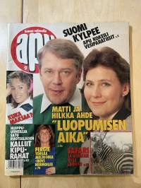 Apu 1990 nr 9, Hilkka ja Matti Ahde, Satu Ruotsalainen, Yö Berliinin muurilla