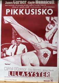 Pikkusisko (Marlowe/USA 1969) Raymond Chandlerin romaaniin perustuva elokuva -elokuvajuliste,  juliste