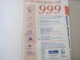 Cambridge and District - The Phone Book April 1998, British Telecom -puhelinluettelo