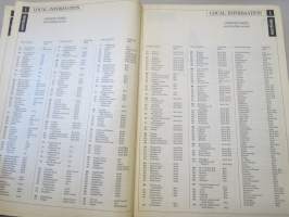 St. Albans - The Phone Book December 1986, British Telecom -puhelinluettelo