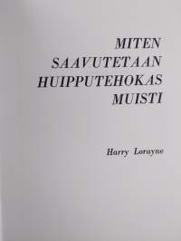 Miten saavutetaan huipputehokas muisti