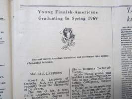 New Yorkin Uutiset 8.7.1969 -sanomalehti