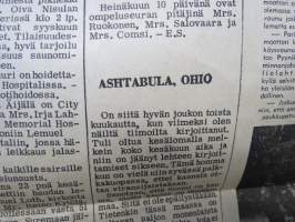 New Yorkin Uutiset 8.7.1969 -sanomalehti