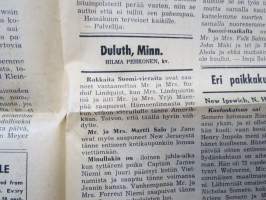 Amerikan Uutiset 11.7.1969 -sanomalehti