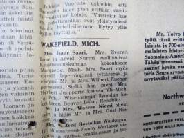 Amerikan Uutiset 11.7.1969 -sanomalehti