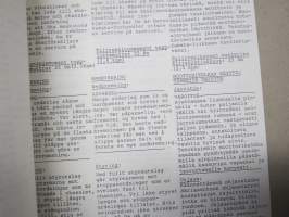 Yamaha PZ 480 1985 moottorikelkka -käyttöohjekirja - instruktionsbok - instruksjonsbok