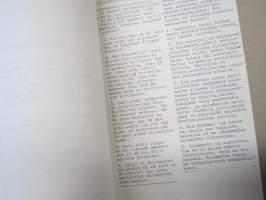 Yamaha PZ 480 1985 moottorikelkka -käyttöohjekirja - instruktionsbok - instruksjonsbok