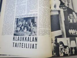 Työn lomassa 1965 -sidottu vuosikerta, Säästöpankki asiakaslehti, laaja-alaisesti eri yhteiskunnan osa-alueita esittelevä julkaisu, katso kohteen kuvista!