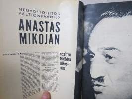 Työn lomassa 1965 -sidottu vuosikerta, Säästöpankki asiakaslehti, laaja-alaisesti eri yhteiskunnan osa-alueita esittelevä julkaisu, katso kohteen kuvista!