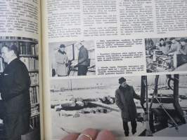 Työn lomassa 1965 -sidottu vuosikerta, Säästöpankki asiakaslehti, laaja-alaisesti eri yhteiskunnan osa-alueita esittelevä julkaisu, katso kohteen kuvista!