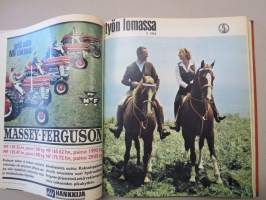 Työn lomassa 1965 -sidottu vuosikerta, Säästöpankki asiakaslehti, laaja-alaisesti eri yhteiskunnan osa-alueita esittelevä julkaisu, katso kohteen kuvista!