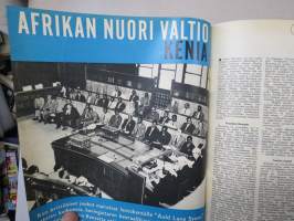 Työn lomassa 1965 -sidottu vuosikerta, Säästöpankki asiakaslehti, laaja-alaisesti eri yhteiskunnan osa-alueita esittelevä julkaisu, katso kohteen kuvista!