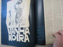 Työn lomassa 1965 -sidottu vuosikerta, Säästöpankki asiakaslehti, laaja-alaisesti eri yhteiskunnan osa-alueita esittelevä julkaisu, katso kohteen kuvista!