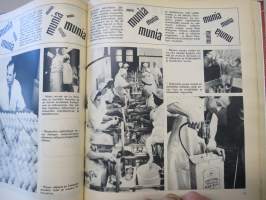 Työn lomassa 1965 -sidottu vuosikerta, Säästöpankki asiakaslehti, laaja-alaisesti eri yhteiskunnan osa-alueita esittelevä julkaisu, katso kohteen kuvista!