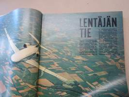 Työn lomassa 1966 -sidottu vuosikerta, Säästöpankki asiakaslehti, laaja-alaisesti eri yhteiskunnan osa-alueita esittelevä julkaisu, katso kohteen kuvista!
