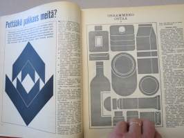 Työn lomassa 1966 -sidottu vuosikerta, Säästöpankki asiakaslehti, laaja-alaisesti eri yhteiskunnan osa-alueita esittelevä julkaisu, katso kohteen kuvista!