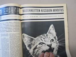 Työn lomassa 1966 -sidottu vuosikerta, Säästöpankki asiakaslehti, laaja-alaisesti eri yhteiskunnan osa-alueita esittelevä julkaisu, katso kohteen kuvista!