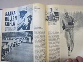 Työn lomassa 1966 -sidottu vuosikerta, Säästöpankki asiakaslehti, laaja-alaisesti eri yhteiskunnan osa-alueita esittelevä julkaisu, katso kohteen kuvista!