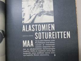 Työn lomassa 1966 -sidottu vuosikerta, Säästöpankki asiakaslehti, laaja-alaisesti eri yhteiskunnan osa-alueita esittelevä julkaisu, katso kohteen kuvista!