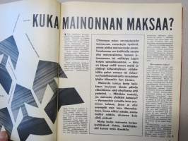 Työn lomassa 1966 -sidottu vuosikerta, Säästöpankki asiakaslehti, laaja-alaisesti eri yhteiskunnan osa-alueita esittelevä julkaisu, katso kohteen kuvista!