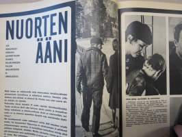 Työn lomassa 1966 -sidottu vuosikerta, Säästöpankki asiakaslehti, laaja-alaisesti eri yhteiskunnan osa-alueita esittelevä julkaisu, katso kohteen kuvista!