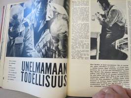 Työn lomassa 1966 -sidottu vuosikerta, Säästöpankki asiakaslehti, laaja-alaisesti eri yhteiskunnan osa-alueita esittelevä julkaisu, katso kohteen kuvista!