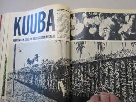 Työn lomassa 1966 -sidottu vuosikerta, Säästöpankki asiakaslehti, laaja-alaisesti eri yhteiskunnan osa-alueita esittelevä julkaisu, katso kohteen kuvista!