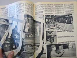 Työn lomassa 1966 -sidottu vuosikerta, Säästöpankki asiakaslehti, laaja-alaisesti eri yhteiskunnan osa-alueita esittelevä julkaisu, katso kohteen kuvista!
