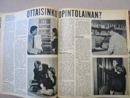 Työn lomassa 1966 -sidottu vuosikerta, Säästöpankki asiakaslehti, laaja-alaisesti eri yhteiskunnan osa-alueita esittelevä julkaisu, katso kohteen kuvista!