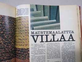 Työn lomassa 1966 -sidottu vuosikerta, Säästöpankki asiakaslehti, laaja-alaisesti eri yhteiskunnan osa-alueita esittelevä julkaisu, katso kohteen kuvista!