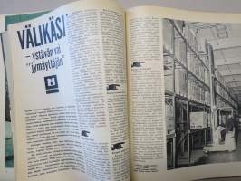 Työn lomassa 1966 -sidottu vuosikerta, Säästöpankki asiakaslehti, laaja-alaisesti eri yhteiskunnan osa-alueita esittelevä julkaisu, katso kohteen kuvista!