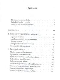 Argumentit -Luonne ja käyttö