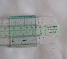 Nestler Multimathic nr 0250   laskutikku  30x4 cm alkuperäinen muovikotelo