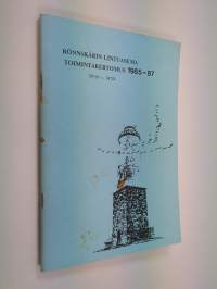 Rönnskärin lintuaseman toimintakertomus 1985-1987
