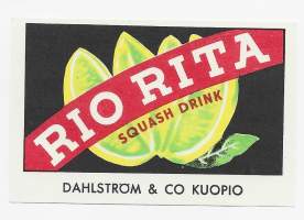 Rio Rita-  juomaetiketti