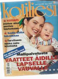 Kotiliesi 1995 nr 3 / Kotiäiti, kodin uutta tekniiikkaa, mallipalvelu