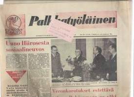 Palkkatyöläinen  6.10.1966   sanomalehti