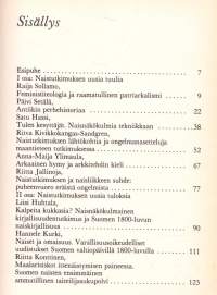 Tulen kesyttäjät - suomalaista naistutkimusta. Helsingin akateemisten naisten 60- vuotisjuhlakirja. 1987. Katso kirjoittajat sisällysluettelokuvasta.