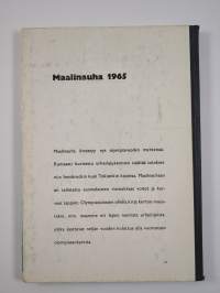 Maalinauha 1965 : nuorten urheilulukemisto