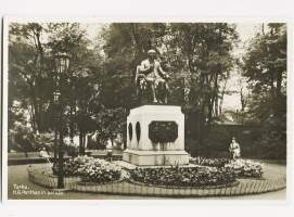 Porthanin patsas Turku - postikortti, paikkakuntapostikortti   kulkematon