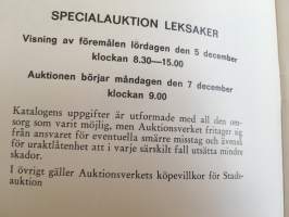 AB Stockholms auktionsverk - Specialauktion - Leksaker 1981