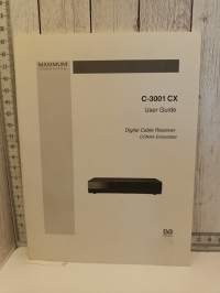 C-3001 CX käyttäjän opas, C-3001 CX user guide