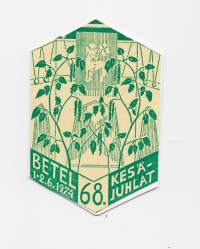 Betel 1974  68.  Kesäjuhlat . - rintamerkki  pahvia