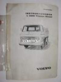 Volvo L 4351 Trygge Diesel preliminär instruktionsbok -(alustava) käyttöohjekirja