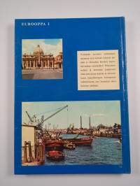 Maapallon kuva-atlas 1-8 : Eurooppa 1-2 ; Pohjois-Amerikka ; Etelä-Amerikka ; Aasia 1-2 ; Afrikka ; Australia ja napamaat