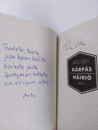 Kärpäshäiriö : runoja (signeerattu, tekijän omiste)