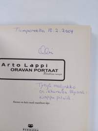 Oravan portaat : mitallisia runoja (signeerattu, tekijän omiste)